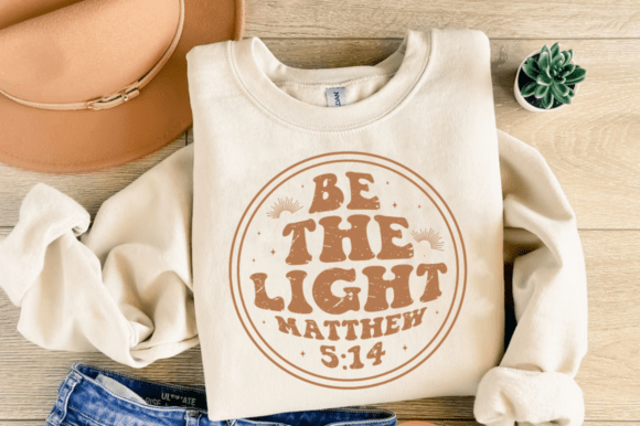 Be the Light SVG: A Faith-Filled Graphic Design Asset for T-Shirt Projects