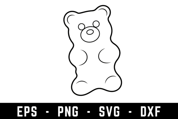 Candy Bear SVG: A Vibrant Design Asset for Crafts and Graphics Projects