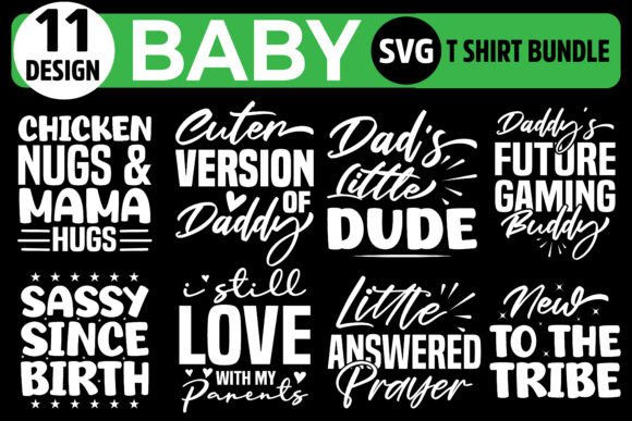 Cute Baby Quotes SVG Bundle: Elevate Your Graphics and T-Shirt Designs