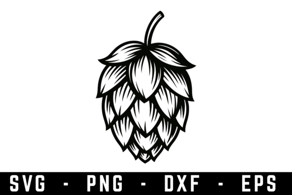 Hop Cone Beer Glass SVG for Crafts and Graphics: A Designer’s Perspective