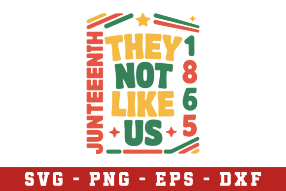 Juneteenth They Do Not Like Us SVG for Crafts and Graphics