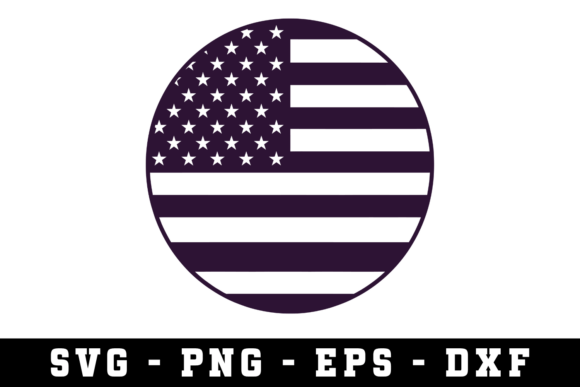 Purple Usa Flag Svg Graphics for Crafts