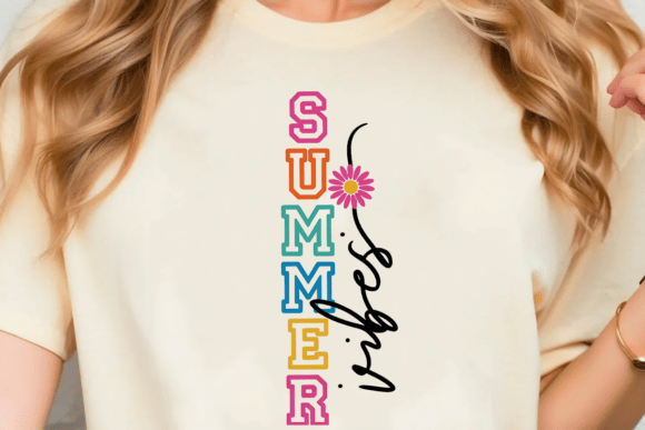 Summer Vibes SVG: A Versatile Graphic Design Asset for T-Shirt Designs