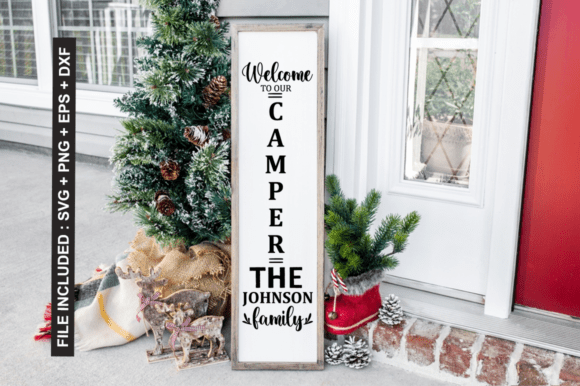 Welcome to Our Camper the Johnson Family Graphics